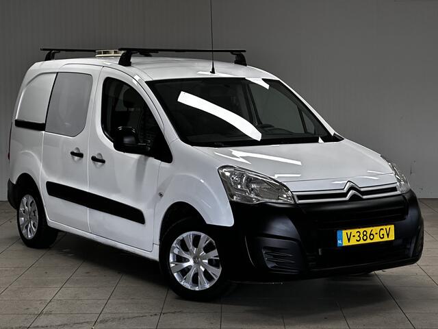 Citroen BERLINGO 1.6 BlueHDI 75 Comfort/ Trekhaak/ Dakdragers/ Zij-Schuifdeur rechts/ Cruise/ Elek. pakket/ C.V./ Radio-CD/ Getint glas/ Armsteun.