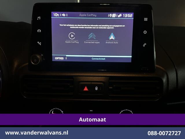 Citroen BERLINGO 1.2 PureTech 130pk Automaat Benzine L1H1 Inrichting Euro6 Airco | Navigatie | Camera Apple Carplay, Android Auto, Cruisecontrol, Parkeersensoren