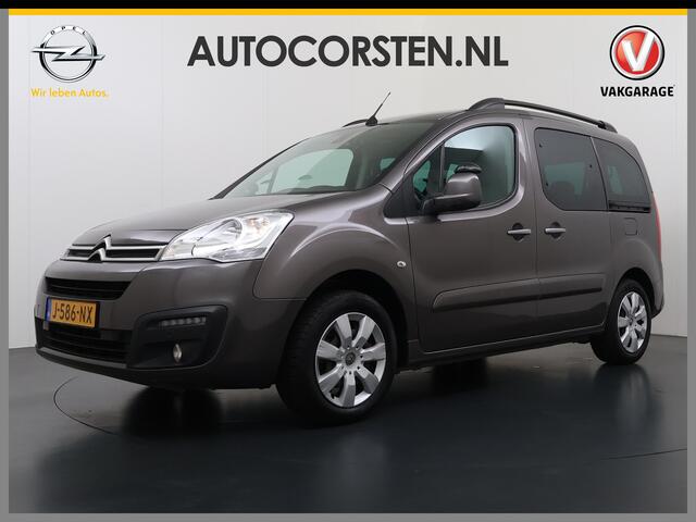 Citroen BERLINGO 1.2T 111PK XTR 5-Persoons Trekhaak Navi Airco Camera Cruise Control Apple Carplay MirrorLink Pdc Schuifdeuren Bluetooth Getint glas Led Regen-Lichtsensor 1.300KG Trekwicht