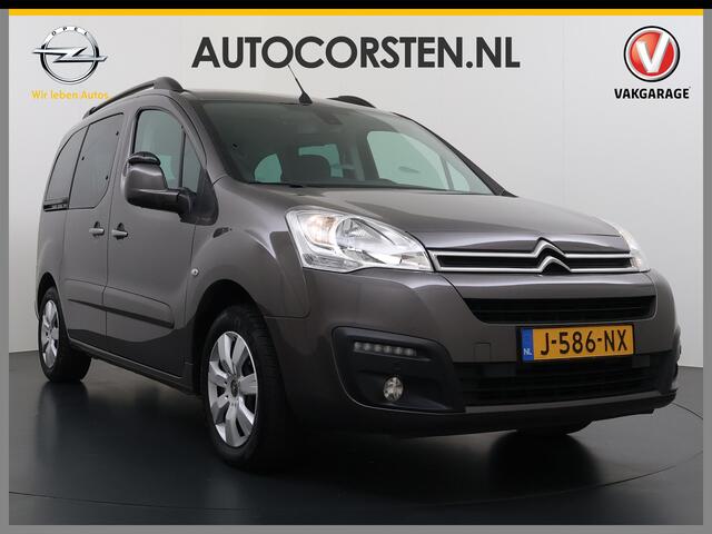 Citroen BERLINGO 1.2T 111PK XTR 5-Persoons Trekhaak Navi Airco Camera Cruise Control Apple Carplay MirrorLink Pdc Schuifdeuren Bluetooth Getint glas Led Regen-Lichtsensor 1.300KG Trekwicht