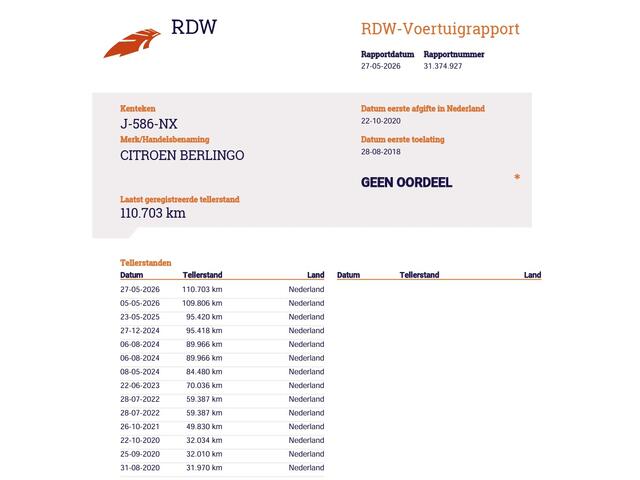 Citroen BERLINGO 1.2T 111PK XTR 5-Persoons Trekhaak Navi Airco Camera Cruise Control Apple Carplay MirrorLink Pdc Schuifdeuren Bluetooth Getint glas Led Regen-Lichtsensor 1.300KG Trekwicht
