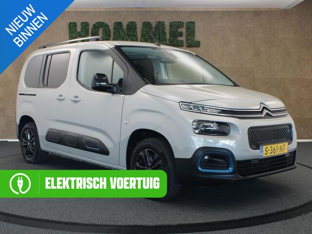 Citroen BERLINGO ë-Berlingo Feel 50 kWh - SOH 92,3% !!! - ORIGINEEL NEDERLANDSE AUTO - AFNEEMBARE TREKHAAK - TREKGEWICHT 750 KG - NAVIGATIE - PARKEERSENSOREN ACHTER - VOORSTOELEN VERWARMD - MIDDENARMSTEUN VOOR - CLIMATE CONTROL - CRUISE CONTROL - 3 FASE LADEN - ACHTERRUIT