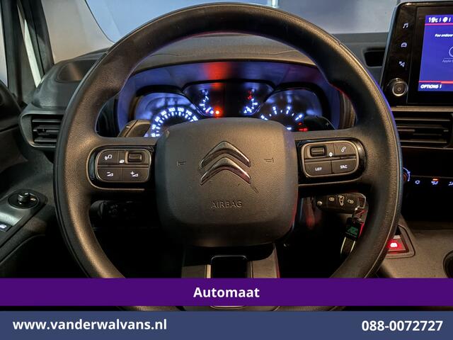 Citroen BERLINGO 1.2 PureTech 130pk Automaat Benzine L1H1 Euro6 Airco | 2x zijdeur | Camera | Apple Carplay Android Auto, Cruisecontrol, Parkeersensoren