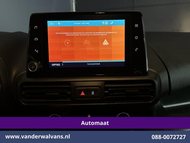 Citroen BERLINGO 1.2 PureTech 130pk Automaat Benzine L1H1 Euro6 Airco | 3-Zits | Navigatie | Cruisecontrol | Apple Carplay Android Auto, Achteruitrijcamera, Parkeersensoren