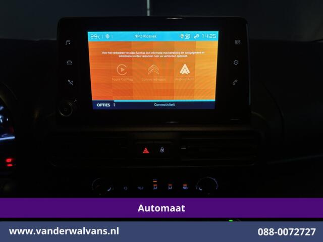 Citroen BERLINGO 1.2 PureTech 130pk Automaat Benzine L1H1 Inrichting Euro6 Airco | 3-Zits | Navigatie | Camera | Apple Carplay Cruisecontrol, Android Auto, Parkeersensoren