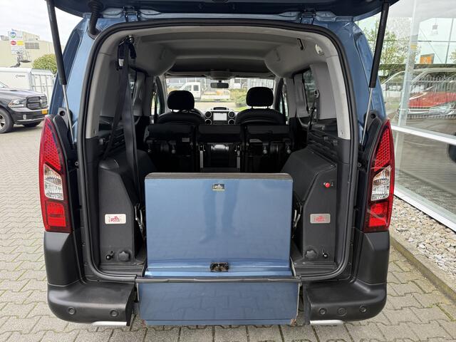 Citroen BERLINGO 3+1 Rolstoelauto 1.2 PureTech XTR (Zeer nette Berlingo met knielsysteem en automatische oprijplaat!)