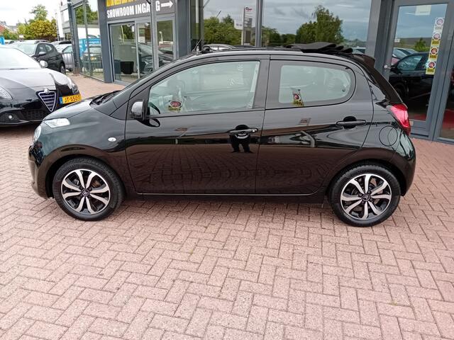 Citroen C1 1.0 VTi Airscape(cabriolet) Shine Automaat, Airco, Carplay/Android auto, Bluetooth Achteruit rij camera, Stoelverwarming, Electrische ramen en spiegels, Centrale vergrendeling met afstandsbediening, Auto is in nieuwstaat, Goed onderhouden, BOVAG