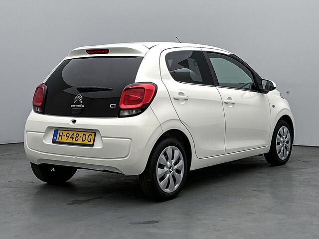 Citroen C1 Feel 5-drs 72pk | Airco | Bluetooth | LED Dagrijverlichting | Radio | Elektrische Ramen Voor | Lederen Stuurwiel en Versnellingspook | Centrale Deurvergrendeling met Afstandsbediening |