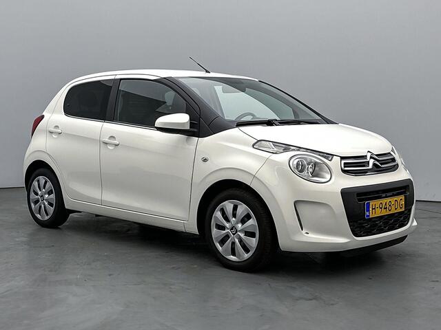 Citroen C1 Feel 5-drs 72pk | Airco | Bluetooth | LED Dagrijverlichting | Radio | Elektrische Ramen Voor | Lederen Stuurwiel en Versnellingspook | Centrale Deurvergrendeling met Afstandsbediening |