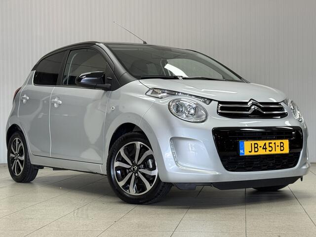 Citroen C1 1.0 VTi Shine/ AUTOMAAT! 23.000 KM N.A.P!/15'' LMV/ Camera/ Two-Tone/ Airco/ C.V. Afstand/ Elek. pakket/ Isofix/ Bluetooth/ Multi. LEDER. Stuur/ Chroom/ LED Dagrijverl/ Extra getint glas.