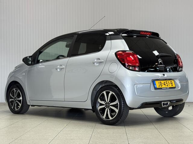 Citroen C1 1.0 VTi Shine/ AUTOMAAT! 23.000 KM N.A.P!/15'' LMV/ Camera/ Two-Tone/ Airco/ C.V. Afstand/ Elek. pakket/ Isofix/ Bluetooth/ Multi. LEDER. Stuur/ Chroom/ LED Dagrijverl/ Extra getint glas.