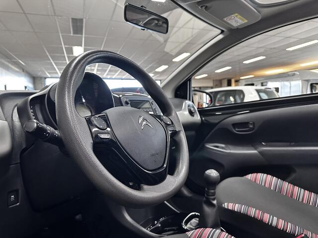 Citroen C1 1.2 PureTech Airscape Shine/ D-Riem Verv. 70.000KM!/ Open-Dak!/ 15''LMV/ Bluetooth/ Multi.Stuur/ Elek.Pakket/ Isofix/ Metallic Lak/ C.V.Afstand.