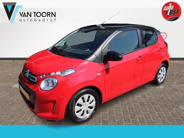 Citroen C1 1.0 e-VTi Feel, sportief zwart dak. Eerste eigenaar, dealer onderhouden!