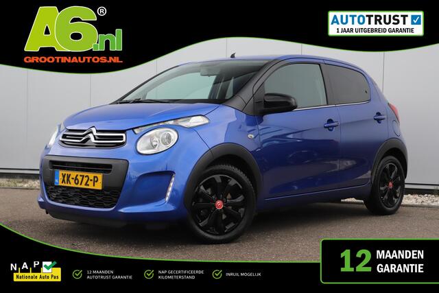 Citroen C1 1.0 VTi Urban Ride Zwarte Velgen Carplay Achteruitrijcamera Navigatie Donkere Ramen Striping All season banden!