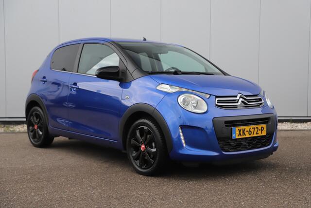 Citroen C1 1.0 VTi Urban Ride Zwarte Velgen Carplay Achteruitrijcamera Navigatie Donkere Ramen Striping All season banden!