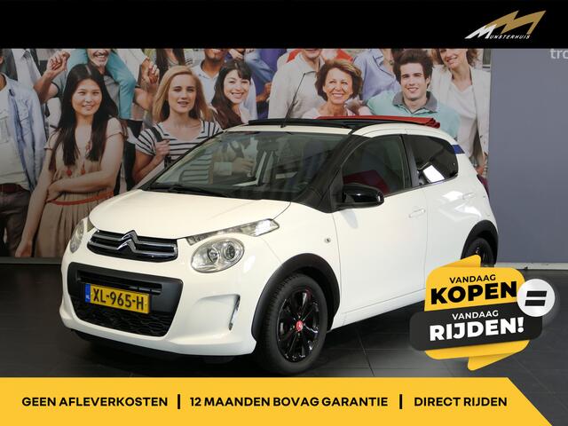 Citroen C1 1.0 VTi Airscape Urban Ride *Elektrisch schuifdak!* - Apple carplay/ Android auto - Airco - Bluetooth - Camera