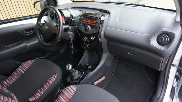 Citroen C1 1.0 VTi 72pk 5Drs Feel Airco Bluetooth Elek.Pakket Chrome-Pack *NL auto* 59033km!