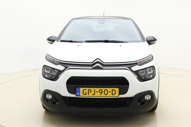 Citroen C3 1.2 PureTech Feel Edition 110 PK Automaat | Navigatie via Apple Carplay | Climate control | Parkeersensoren | Keyless start | Getint glas | Zwart dak