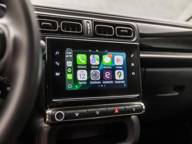 Citroen C3 1.2 PureTech Sport Automaat (APPLE CARPLAY, GROOT NAVI, CAMERA, STOELVERWARMING, GETINT GLAS, SPORTSTOELEN, CRUISE, LANE ASSIST, NIEUWE APK, NIEUWSTAAT)