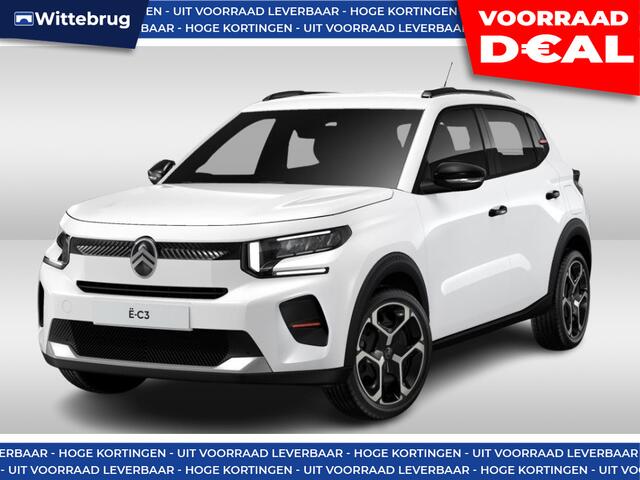 Citroen C3 E-C3 Plus 113pk 44 kWh DIRECT LEVERBAAR - GRATIS WALLBOX LAADPAAL