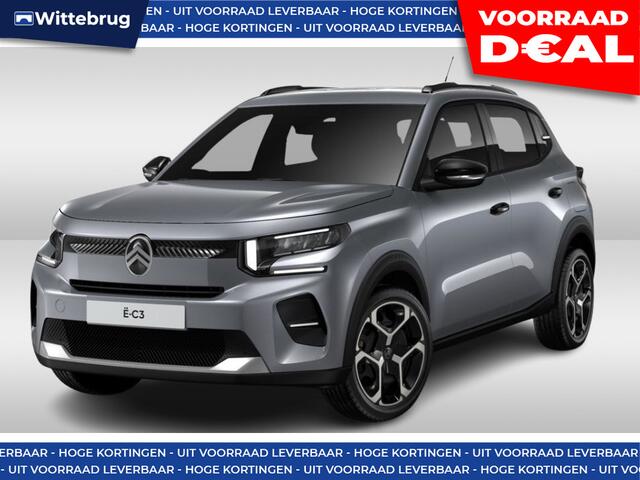 Citroen C3 E-C3 Plus 113pk 44 kWh DIRECT LEVERBAAR - GRATIS WALLBOX LAADPAAL