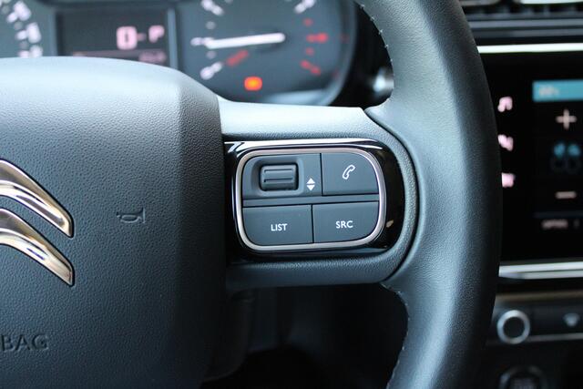 Citroen C3 1.2 PureTech Max 110pk, Automaat, Applecarpl./Andr. Auto, Navigatie, Cruise/Climate Control, Achteruitrijcamera