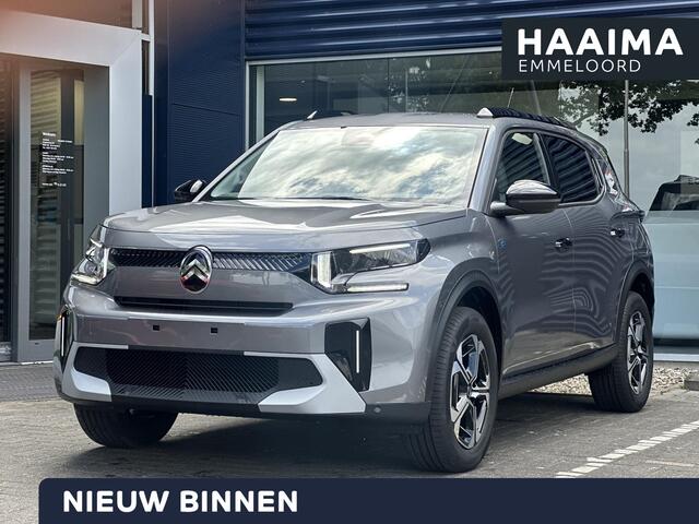 Citroen C3 Ë-C3 Aircross Max 113pk 44 kWh | Comfort stoelen | Adaptive vering | Draadloze telefoonlader | Parkeercamera/-sensoren | Navigatie | Climate Control | Apple Carplay/Android Auto | Full LED | Lichtmetalen velgen |