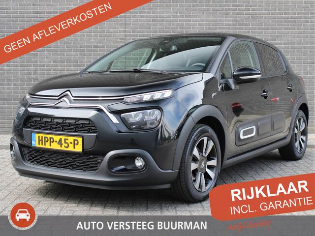 Citroen C3 1.2 PureTech Max 110pk, Automaat, Keyless Entry/Start, Airco, DAB, CruiseControl