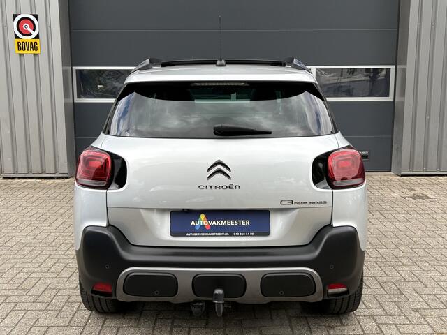 Citroen C3 Aircross 1.2 PureTech S&S Shine Automaat | Pano | Leder | Navi | Camera | Carplay | Trekhaak | Keyless | Interesse? Bel of App naar: 06 30 51 05 90