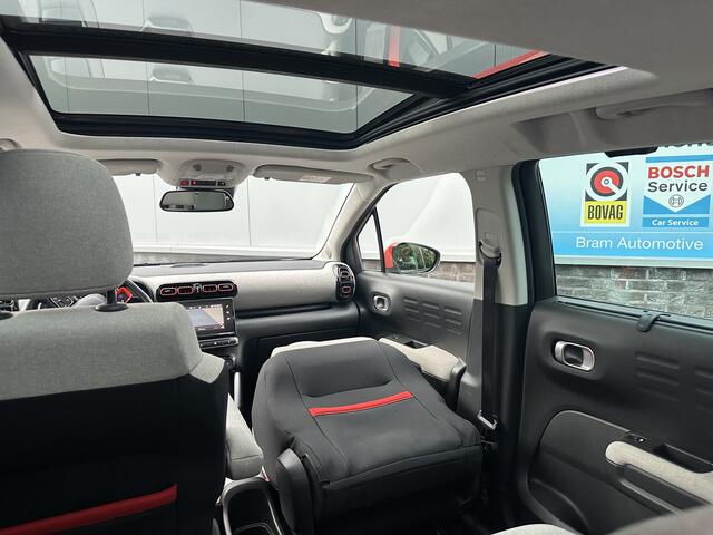 Citroen C3 Aircross 1.2 PureTech S&S Shine | PANO | Head-Up | 1. Eigenaar | Dealer onderhouden| Carplay | Camera | Weinig KM | Key-less | Dode hoek sens | Garantie
