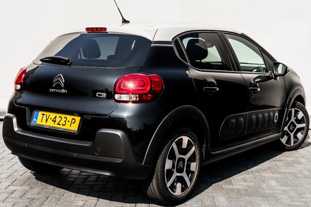 Citroen C3 1.2 111 PK PureTech S&S Shine AUTOMAAT RIJKLAAR. | Two Tone-kleur zwart dak | Clima | 17'' LMV | Camera | Navi |