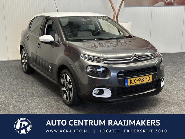 Citroen C3 1.2 PURE TECH SHINE NAVIGATIE CRUISE CONTROL BLUETOOTH TELEFOON APPLE CARPLAY/ANDROID RIJSTROOKSENSOREN PDC ZEER MOOI !! 3010