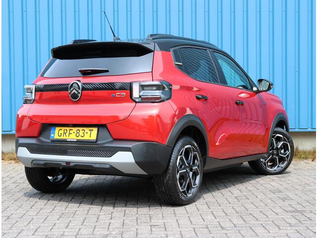Citroen C3 Ë-C3 Max 113PK 44 kWh | AppleCarplay/AndroidAuto | Elixer Red | Navigatie | 11KW Boordlader | Camera | Cruise Control | Climate Control | FULL LED | Parkersensoren |