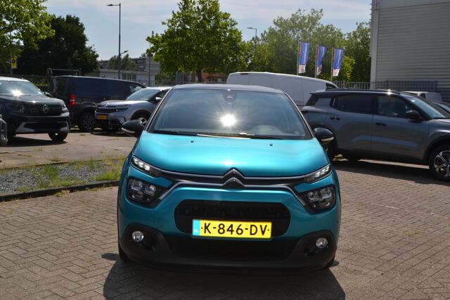 Citroen C3 1.2 PTShine I 110PK I AUTOMAAT I NAVIGATIE I ACHTERUITRIJCAMERA I ARMSTEUN I L.M. VELGEN I ALL SEASONBANDEN I