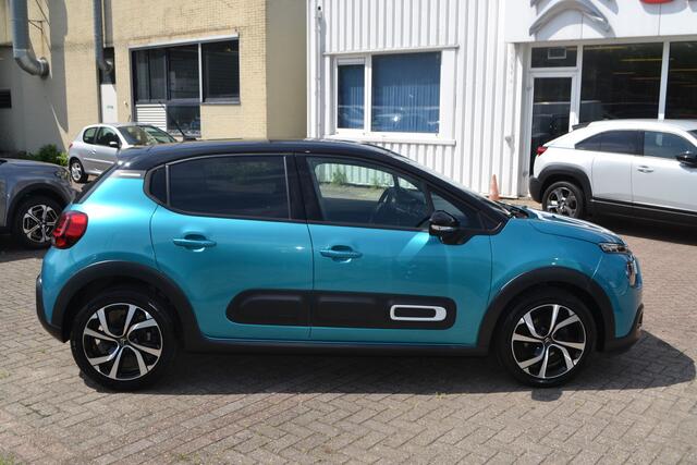 Citroen C3 1.2 PTShine I 110PK I AUTOMAAT I NAVIGATIE I ACHTERUITRIJCAMERA I ARMSTEUN I L.M. VELGEN I ALL SEASONBANDEN I