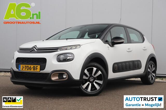 Citroen C3 1.2 PureTech Feel 110PK NIEUWE DB RIEM! 16 inch LMV Navigatie Carplay Android Achteruitrijcamera Stoelverwarming