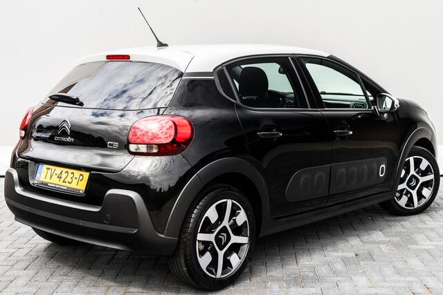 Citroen C3 1.2 111 PK PureTech S&S Shine AUTOMAAT RIJKLAAR. | Two Tone-kleur zwart dak | Clima | 17'' LMV | Camera | Navi |