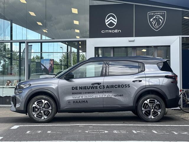 Citroen C3 Aircross 1.2 Hybrid 136 Max | Comfort stoelen | Navigatie | Climate Control | Apple Carplay/Android Auto | Draadloze telefoonlader | Parkeercamera/-sensoren |