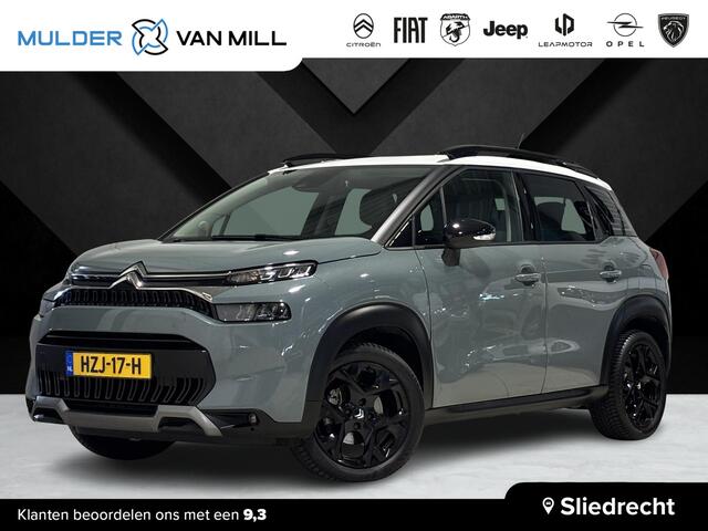 Citroen C3 Aircross Shine Pack 1.2 Turbo 130pk EAT6 | TWO-TONE! | CAMERA | NAVI | LEDER | STOELVERW. | KEYLESS ENTRY | HEAD-UP DISPLAY | GRIPCONTROL | ALL SEASON BANDEN | 17" LM-VELGEN |
