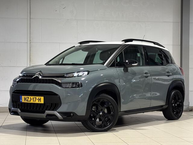 Citroen C3 Aircross Shine Pack 1.2 Turbo 130pk EAT6 | TWO-TONE! | CAMERA | NAVI | LEDER | STOELVERW. | KEYLESS ENTRY | HEAD-UP DISPLAY | GRIPCONTROL | ALL SEASON BANDEN | 17" LM-VELGEN |