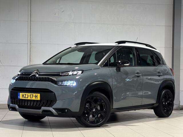 Citroen C3 Aircross Shine Pack 1.2 Turbo 130pk EAT6 | TWO-TONE! | CAMERA | NAVI | LEDER | STOELVERW. | KEYLESS ENTRY | HEAD-UP DISPLAY | GRIPCONTROL | ALL SEASON BANDEN | 17" LM-VELGEN |