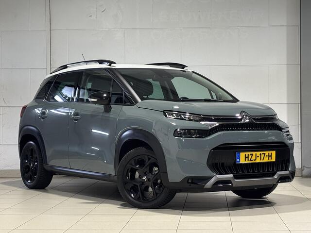 Citroen C3 Aircross Shine Pack 1.2 Turbo 130pk EAT6 | TWO-TONE! | CAMERA | NAVI | LEDER | STOELVERW. | KEYLESS ENTRY | HEAD-UP DISPLAY | GRIPCONTROL | ALL SEASON BANDEN | 17" LM-VELGEN |