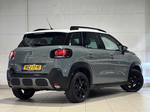 Citroen C3 Aircross Shine Pack 1.2 Turbo 130pk EAT6 | TWO-TONE! | CAMERA | NAVI | LEDER | STOELVERW. | KEYLESS ENTRY | HEAD-UP DISPLAY | GRIPCONTROL | ALL SEASON BANDEN | 17" LM-VELGEN |