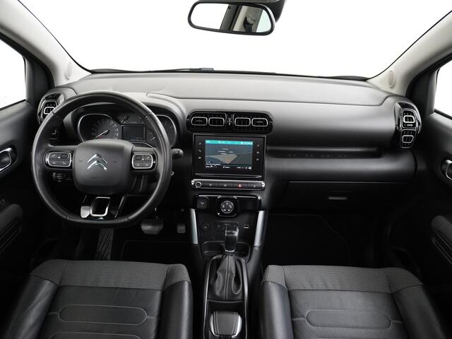 Citroen C3 Aircross T111PK Automaat Panoramadak Apple Carplay Android Auto Navi Ecc 360°Camera Cruise Control Stoelverwarming S&S Shine PDC DAB+ Regen-Lichtsensor Bluetooth Connect Box PureTech Zeer complete Aircross met automaat!