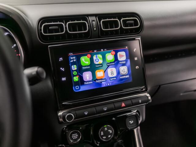 Citroen C3 Aircross 1.2 PureTech Max Automaat (APPLE CARPLAY, CAMERA, MODE KNOP, GROOT NAVI, GETINT GLAS, SPORTSTOELEN, CRUISE, PARKEERSENSOREN, LANE ASSIST, NIEUWSTAAT)