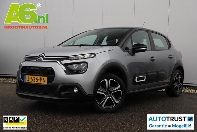Citroen C3 1.2 PureTech Feel Carplay Android Navigatie Climate Cruise Control Rijstrooksensor Parkeersensor All-season banden!