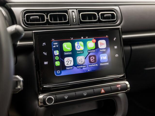 Citroen C3 1.2 PureTech Sport (APPLE CARPLAY, NAVIGATIE, GETINT GLAS, PARKEERSENSOREN, LED KOPLAMPEN, SPORTSTOELEN, CRUISE, LM VELGEN, NIEUWSTAAT)