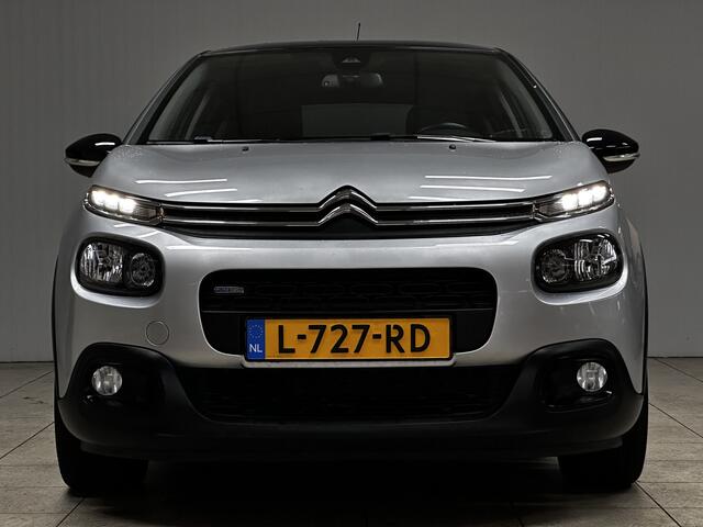 Citroen C3 1.2 PureTech Shine/ D-Riem verv: 110.000 KM!/ Camera/ 17'' LMV/ Keyless/ Apple + Android/ DAB+/ PDC V+A/ Clima/ Cruise/ Bluetooth/ Lane-Assist./ Multi. LEDER. Stuur/ Mistl.
