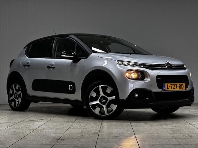 Citroen C3 1.2 PureTech Shine/ D-Riem verv: 110.000 KM!/ Camera/ 17'' LMV/ Keyless/ Apple + Android/ DAB+/ PDC V+A/ Clima/ Cruise/ Bluetooth/ Lane-Assist./ Multi. LEDER. Stuur/ Mistl.