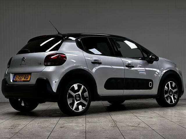 Citroen C3 1.2 PureTech Shine/ D-Riem verv: 110.000 KM!/ Camera/ 17'' LMV/ Keyless/ Apple + Android/ DAB+/ PDC V+A/ Clima/ Cruise/ Bluetooth/ Lane-Assist./ Multi. LEDER. Stuur/ Mistl.